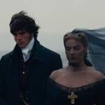 Margot Robbie and Jacob Elordi filming Wuthering Heights movie adaptation